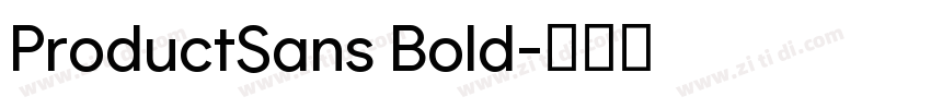 ProductSans Bold字体转换